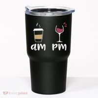 Am Coffee PM Wine Coffee Tumbler thumb 0