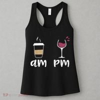 Am Coffee PM Wine Coffee Women's Tank Top thumb 3