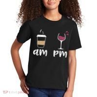 Am Coffee PM Wine Coffee Kids T-Shirt thumb 2