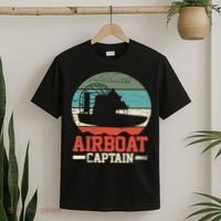 Airboat Captain Retro Vintage T-Shirt thumb 2