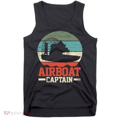 Airboat Captain Retro Vintage Tank Top
