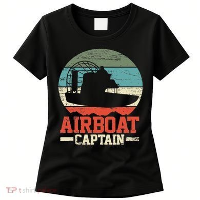 Airboat Captain Retro Vintage Women's T-Shirt