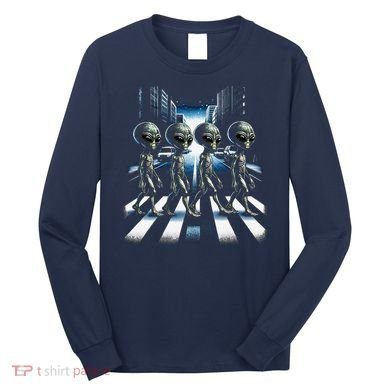 Aliens Crosswalk Roswell Long Sleeve Shirt