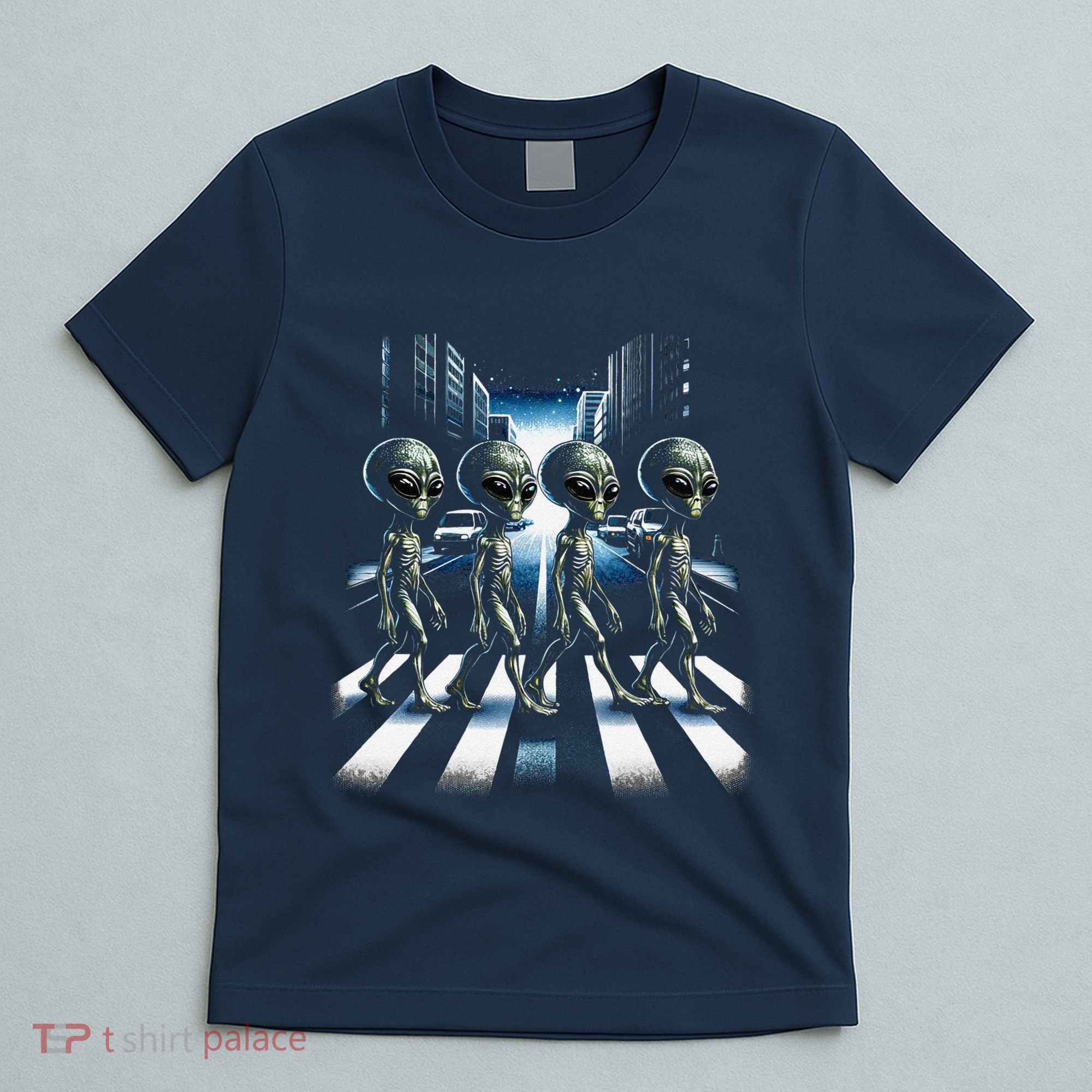 Aliens Crosswalk Roswell T-Shirt
