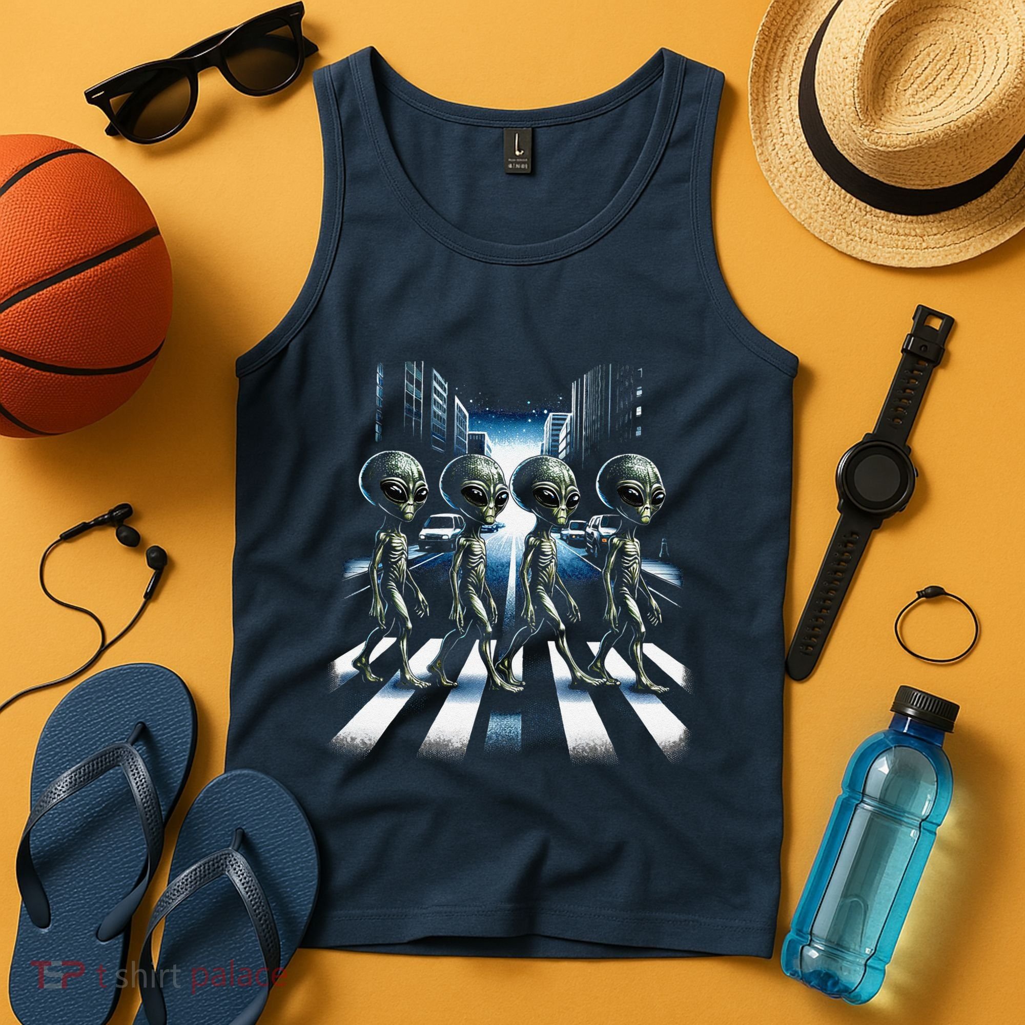 Aliens Crosswalk Roswell Tank Top