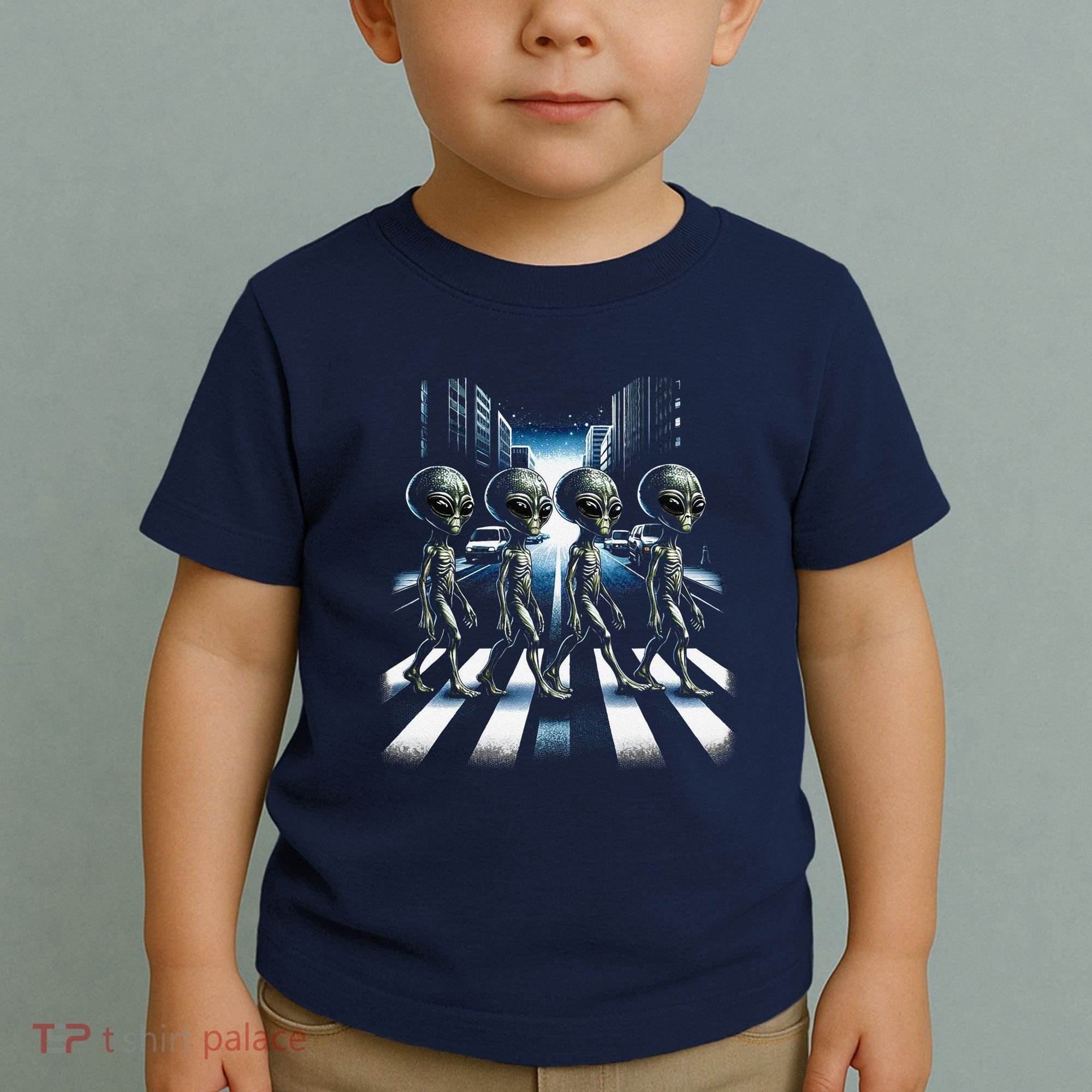 Aliens Crosswalk Roswell Toddler T-Shirt