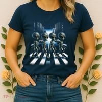 Aliens Crosswalk Roswell Women's T-Shirt thumb 2