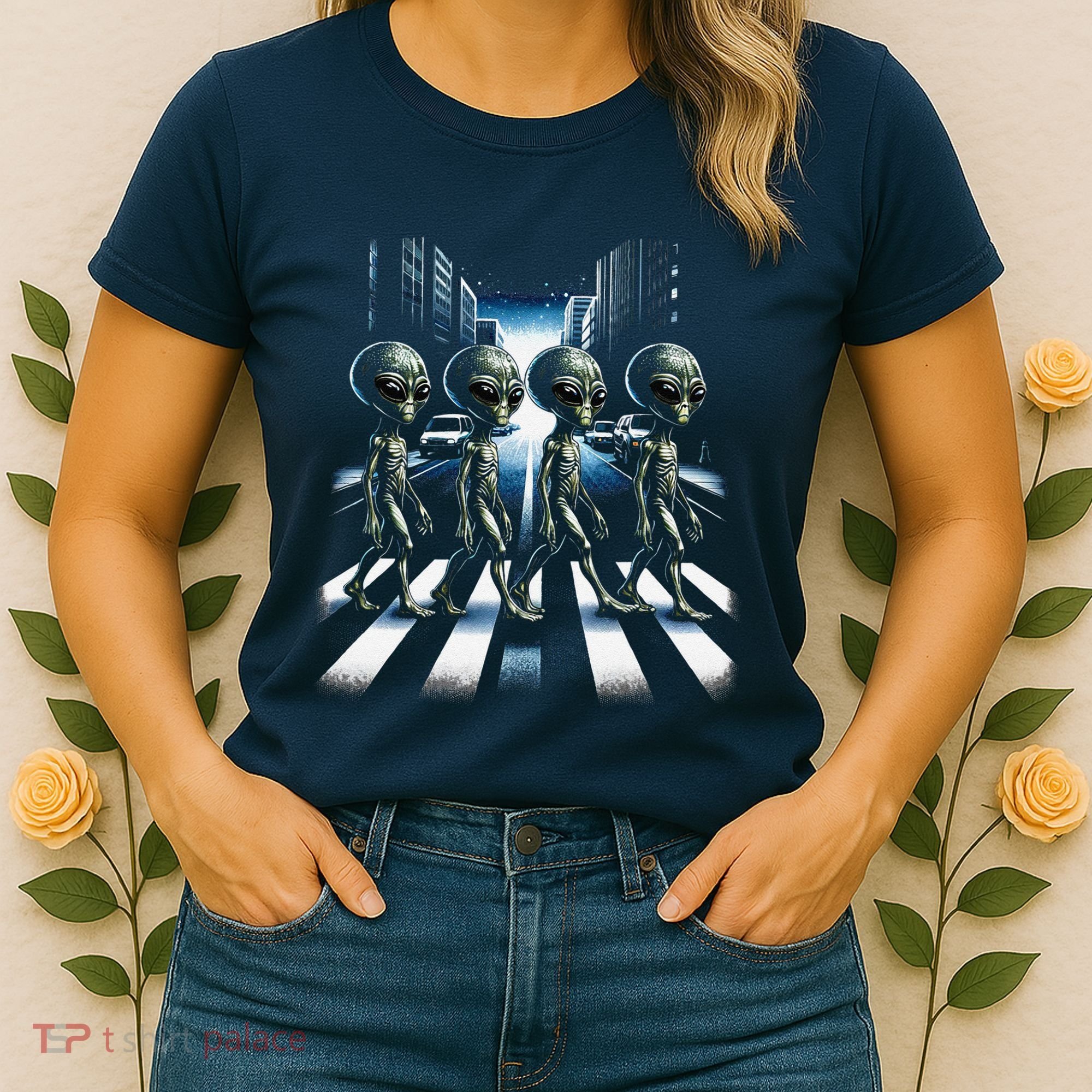 Aliens Crosswalk Roswell Women's T-Shirt