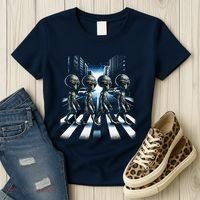 Aliens Crosswalk Roswell Women's T-Shirt thumb 3