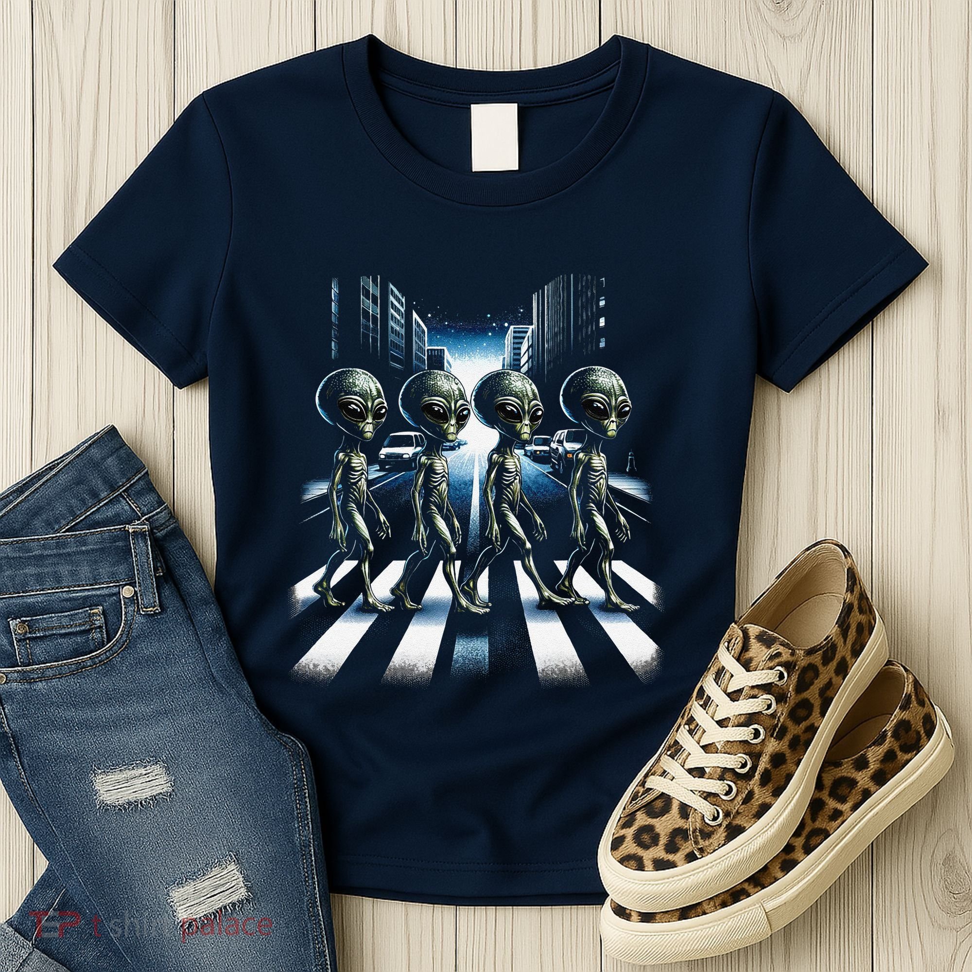 Aliens Crosswalk Roswell Women's T-Shirt