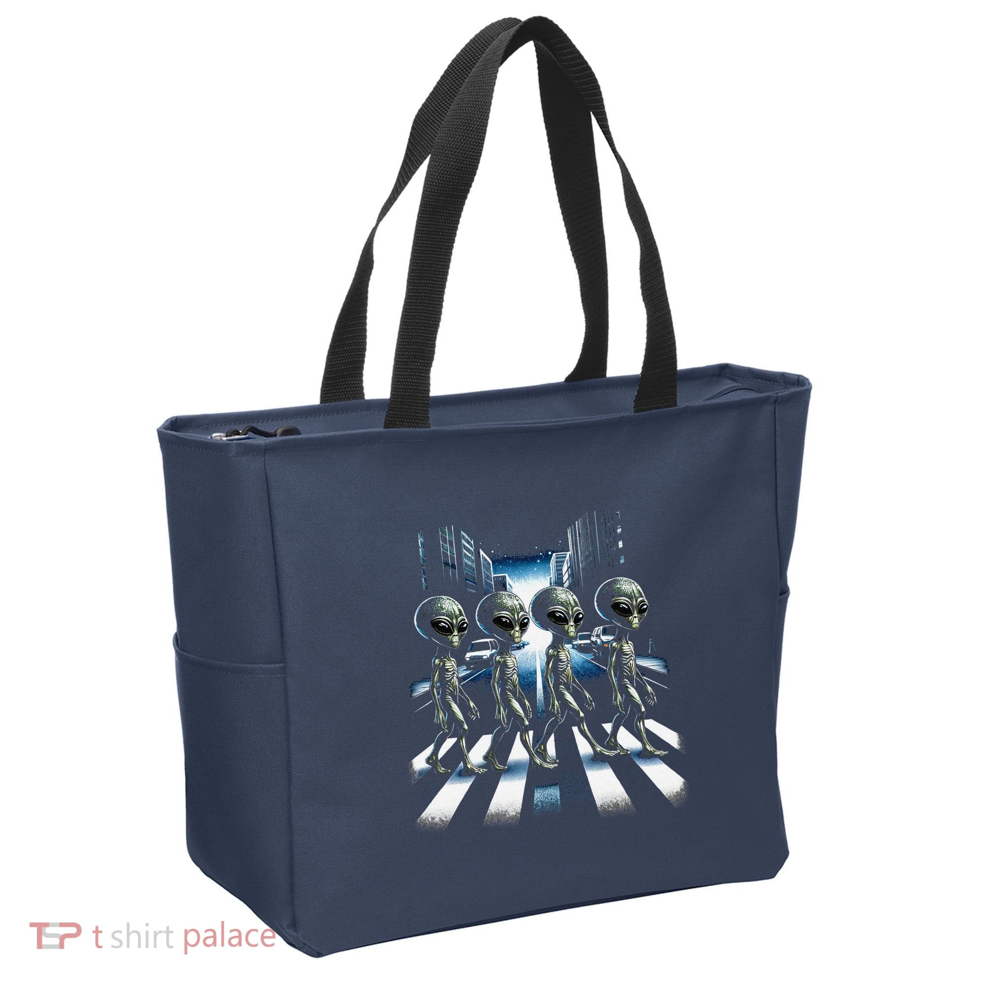 Aliens Crosswalk Roswell Tote Bag