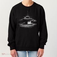 Aircraft Carrier Realistic Women's Sweatshirt thumb 0