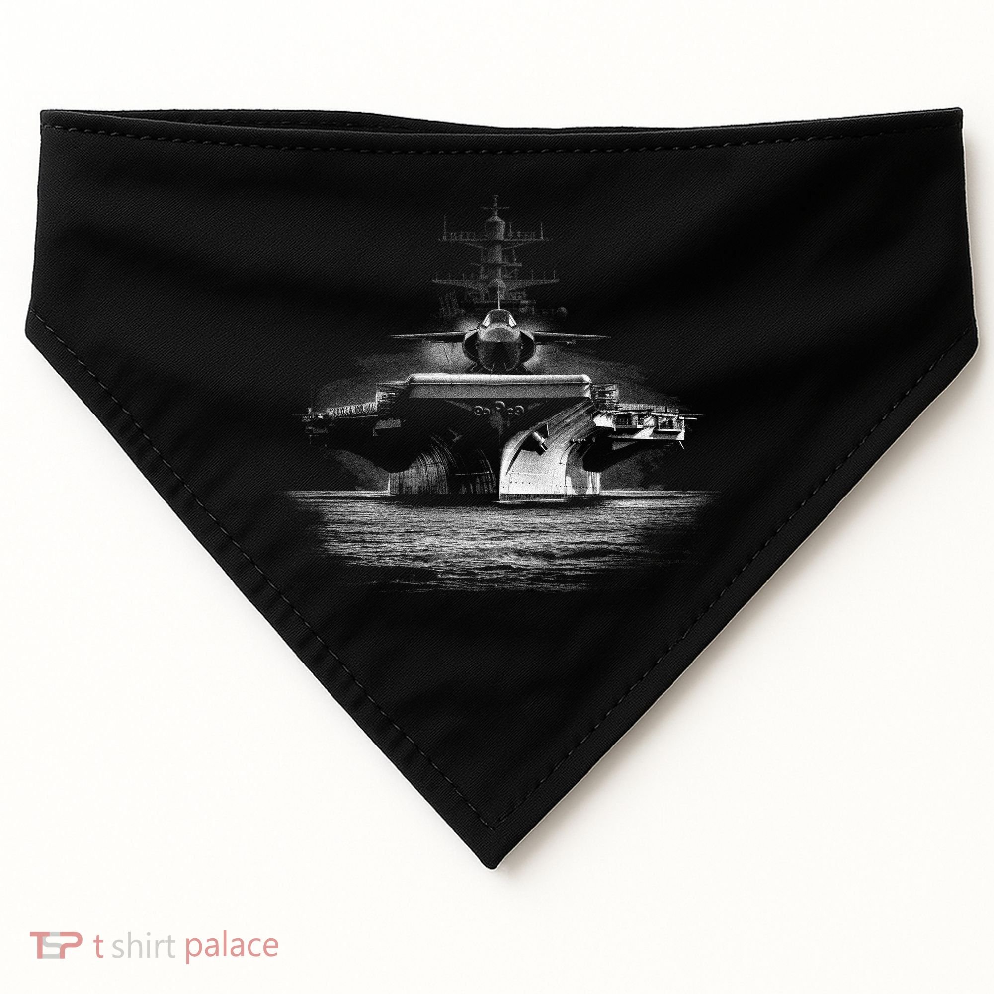 Aircraft Carrier Realistic USA-Made Doggie Bandana