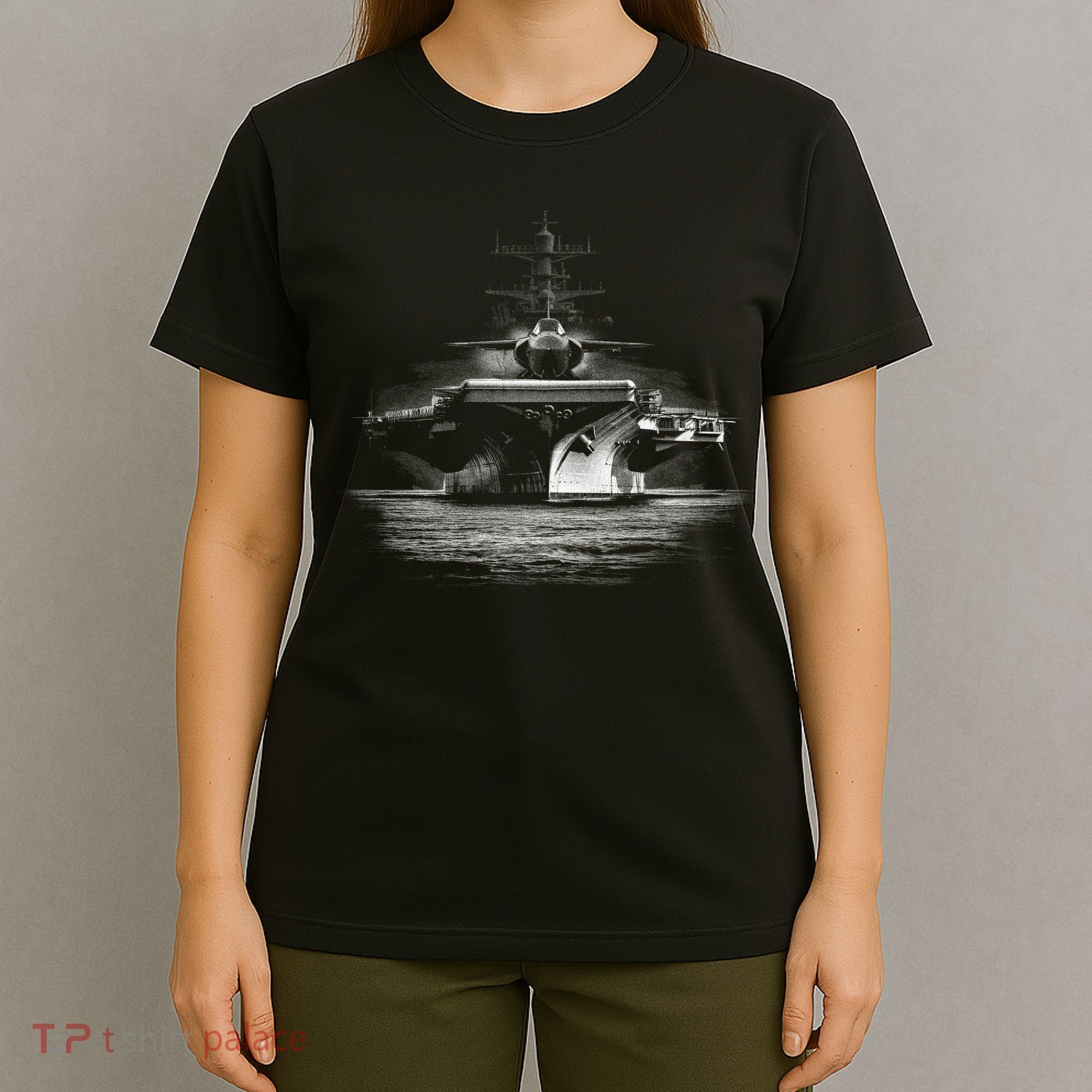 Aircraft Carrier Realistic T-Shirt