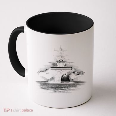 Aircraft Carrier Realistic Coffee Mug