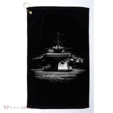 Aircraft Carrier Realistic Golf Towel