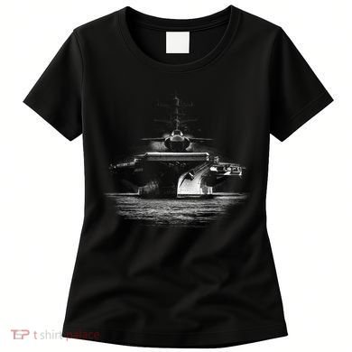 Aircraft Carrier Realistic Women's T-Shirt