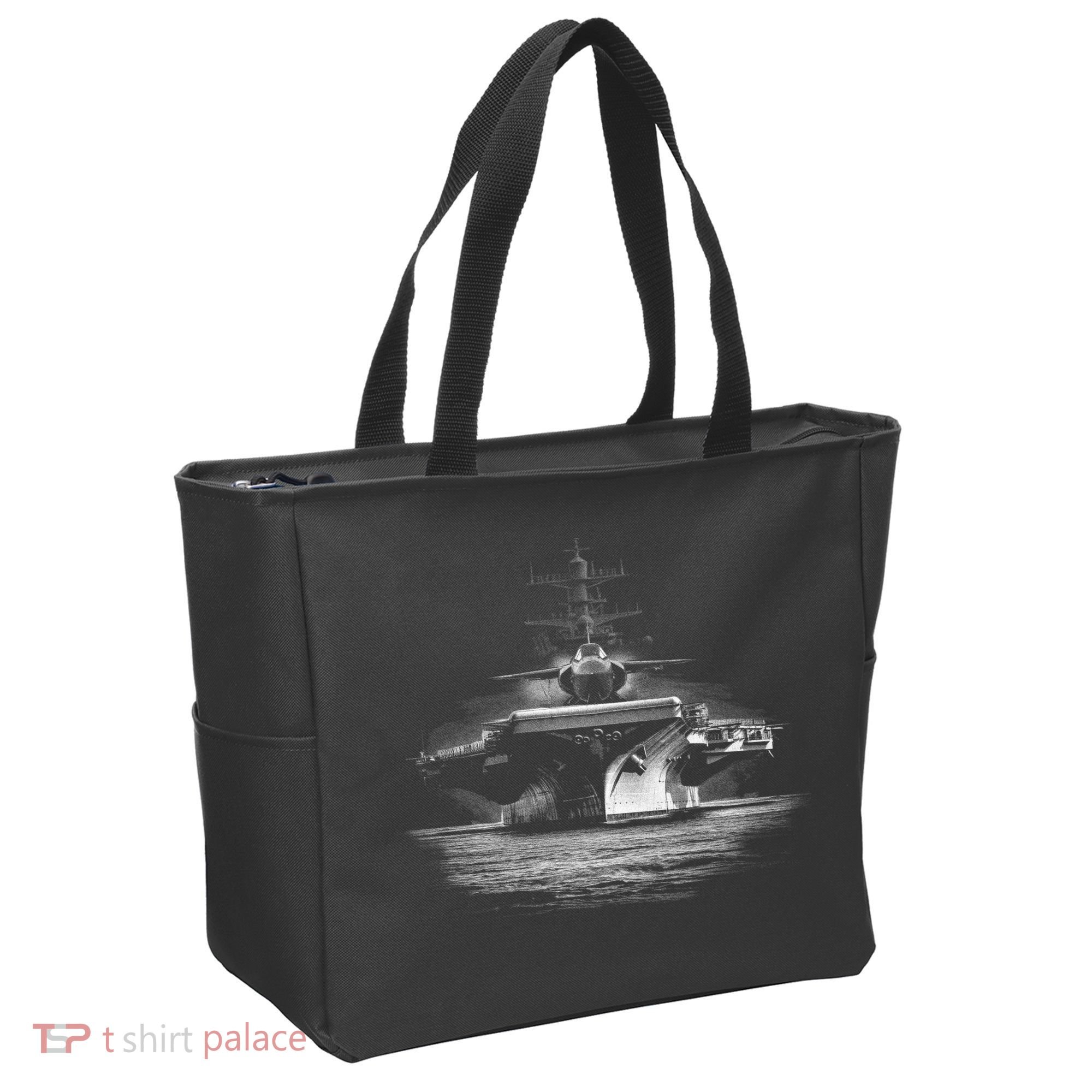 Aircraft Carrier Realistic Tote Bag