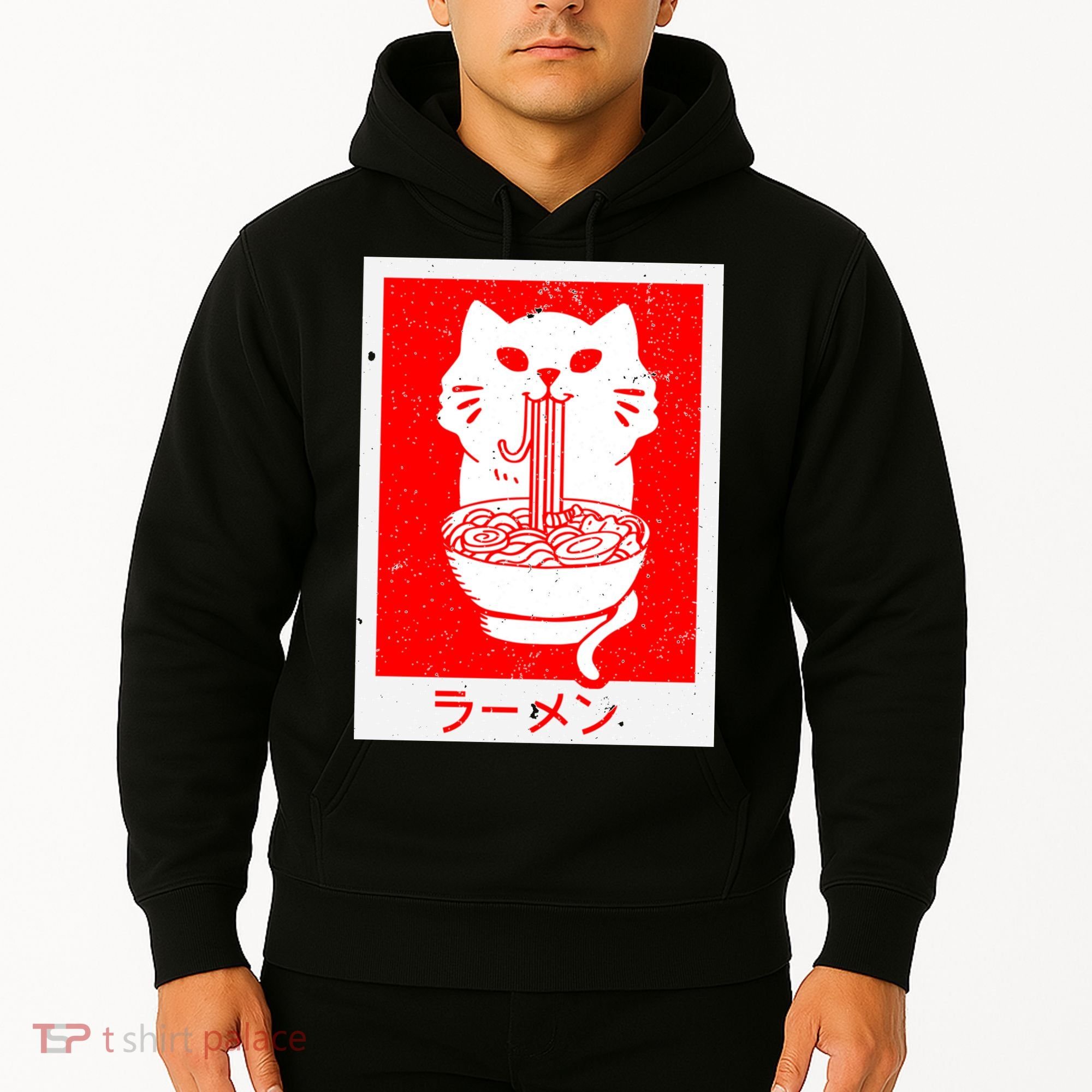 Anime Cat Ramen Kawaii Neko Noodles Hoodie