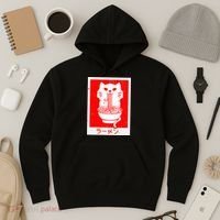 Anime Cat Ramen Kawaii Neko Noodles Hoodie thumb 3