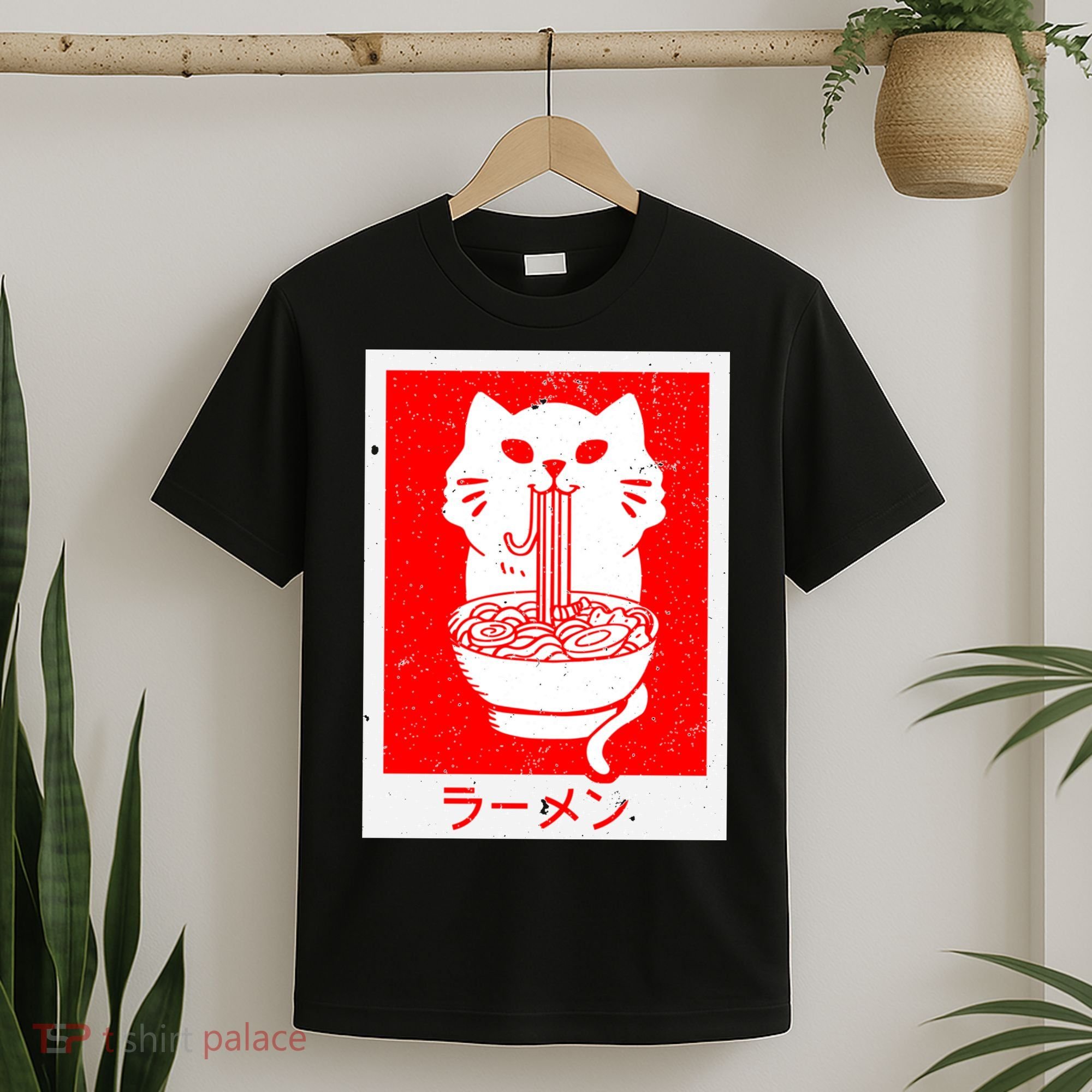 Anime Cat Ramen Kawaii Neko Noodles T-Shirt