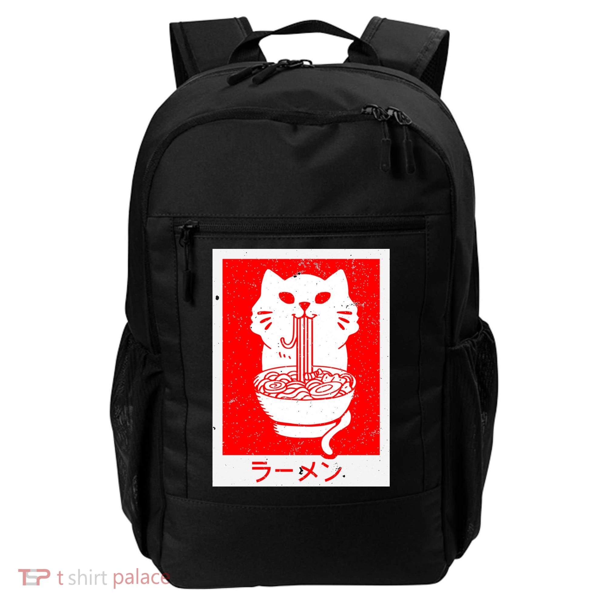 Anime Cat Ramen Kawaii Neko Noodles Backpack