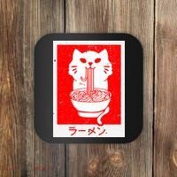 Anime Cat Ramen Kawaii Neko Noodles Coaster thumb 0