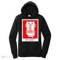 Anime Cat Ramen Kawaii Neko Noodles Women's Hoodie thumb 0
