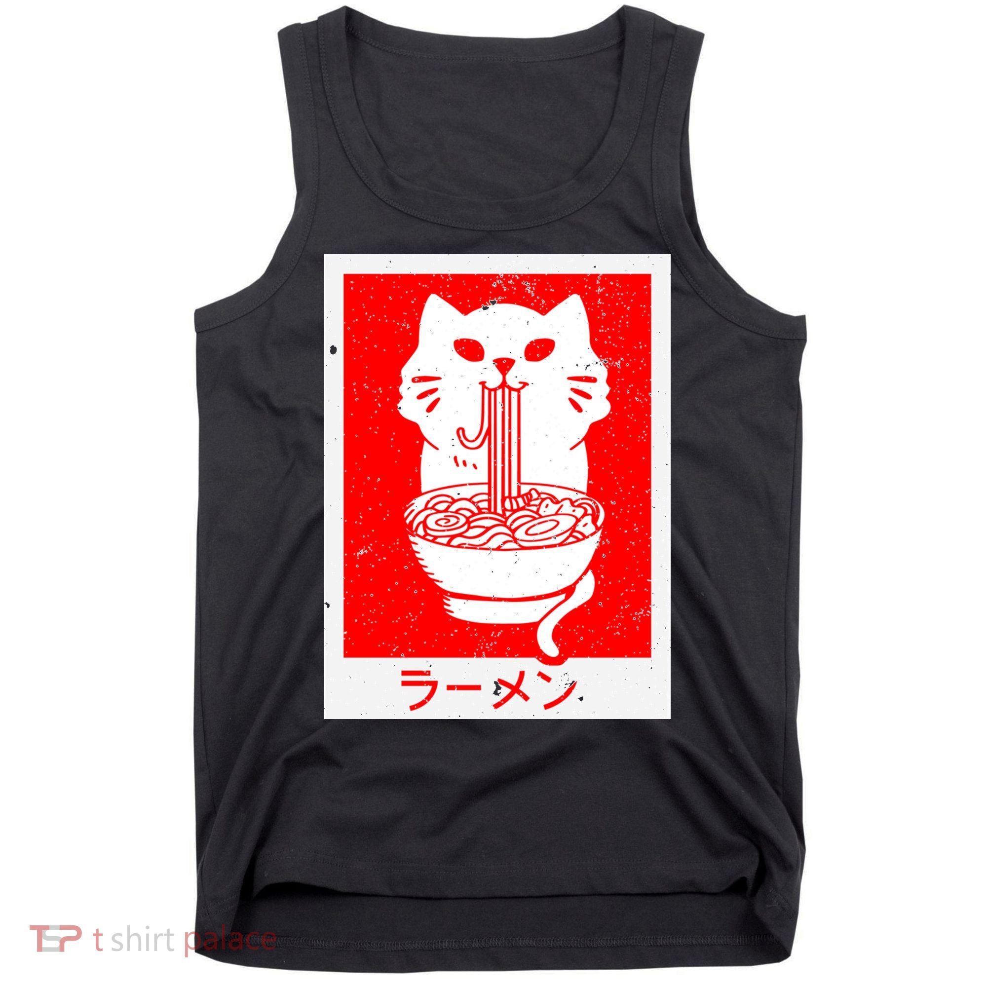 Anime Cat Ramen Kawaii Neko Noodles Tank Top