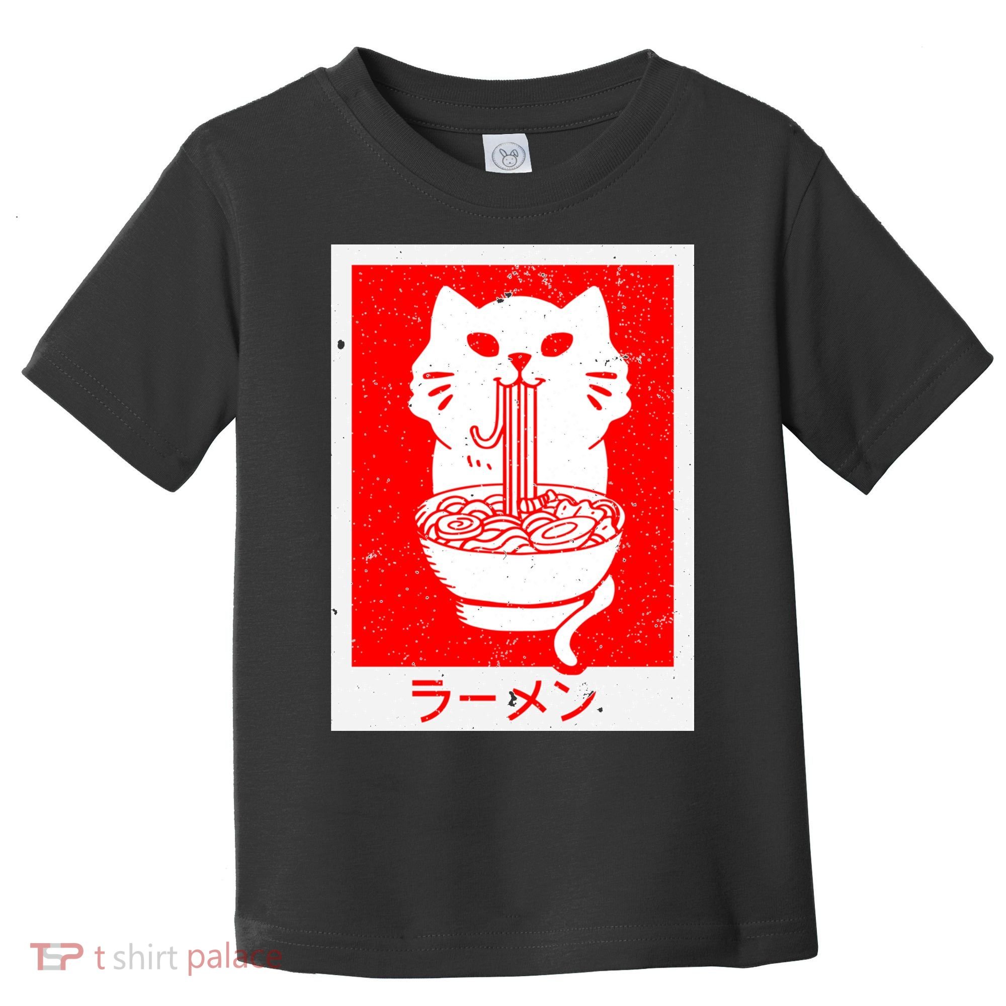 Anime Cat Ramen Kawaii Neko Noodles Toddler T-Shirt