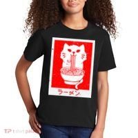 Anime Cat Ramen Kawaii Neko Noodles Kids T-Shirt thumb 2