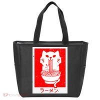 Anime Cat Ramen Kawaii Neko Noodles Tote Bag thumb 0
