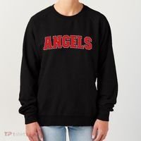 Angels California Souvenir Trip College Style Red Text Women's Sweatshirt thumb 0