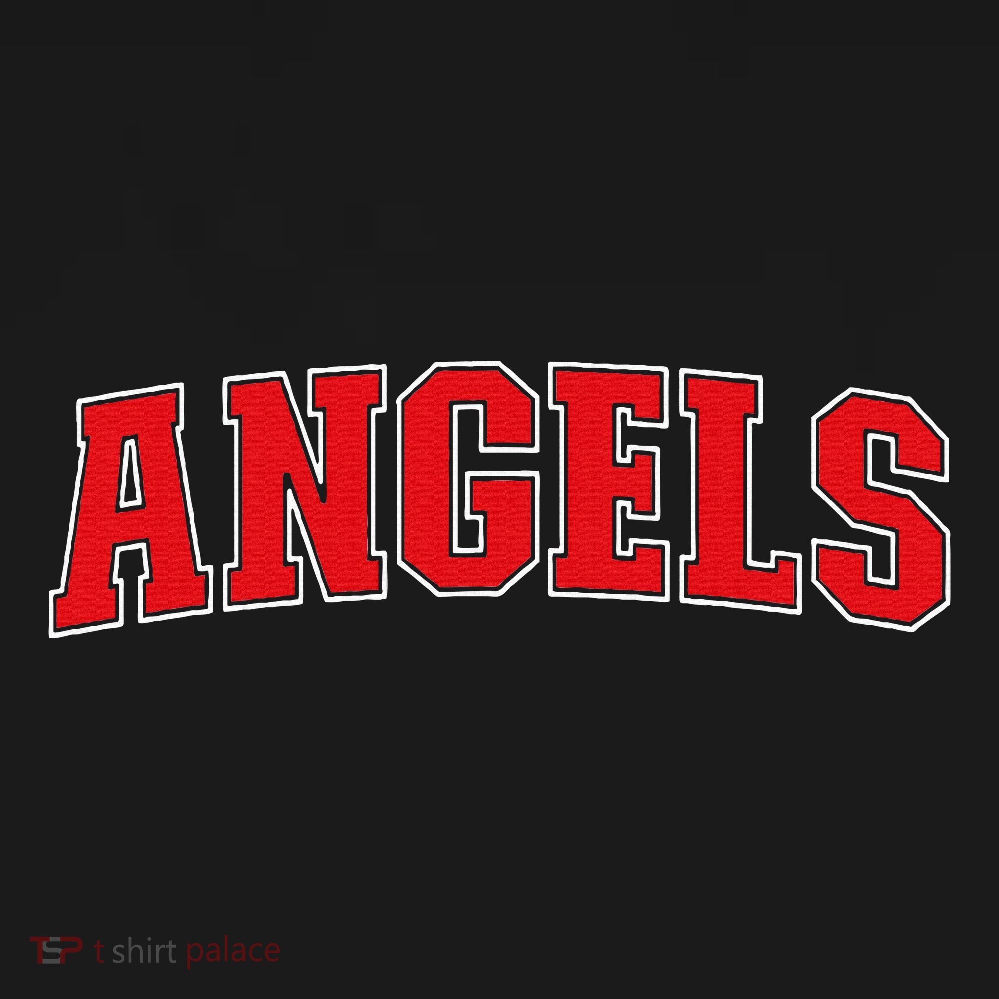 Angels California Souvenir Trip College Style Red Text Women's Hoodie