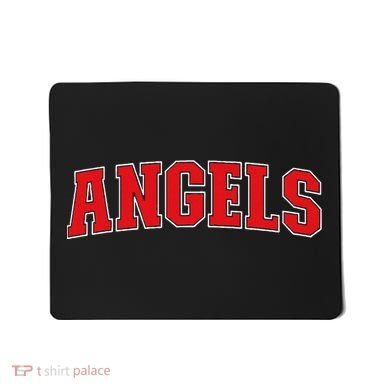 Angels California Souvenir Trip College Style Red Text Mousepad