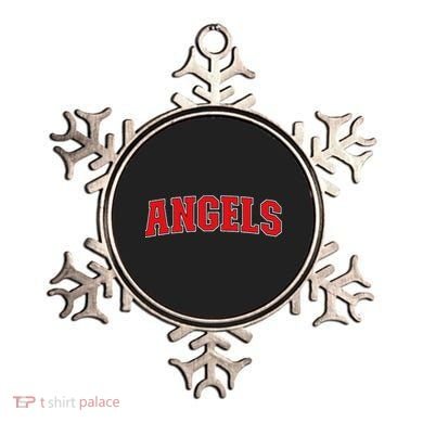 Angels California Souvenir Trip College Style Red Text Ornament