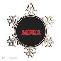 Angels California Souvenir Trip College Style Red Text Ornament thumb 0