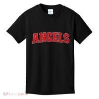 Angels California Souvenir Trip College Style Red Text Kids T-Shirt thumb 0