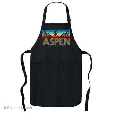 Aspen Colorado Ski Sunset Mountain Apron