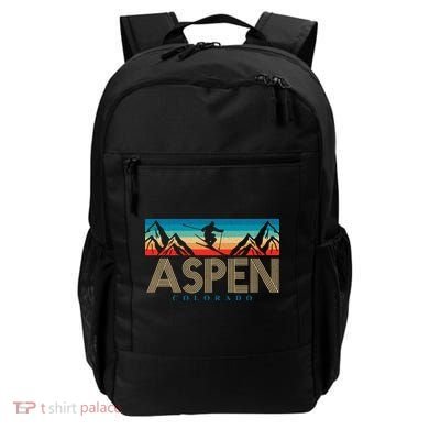Aspen Colorado Ski Sunset Mountain Backpack