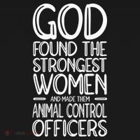 Animal Control Strongest Animal Control Officer Women's Hoodie thumb 2