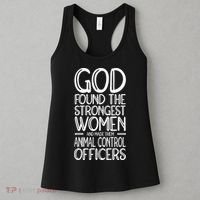 Animal Control Strongest Animal Control Officer Women's Tank Top thumb 3