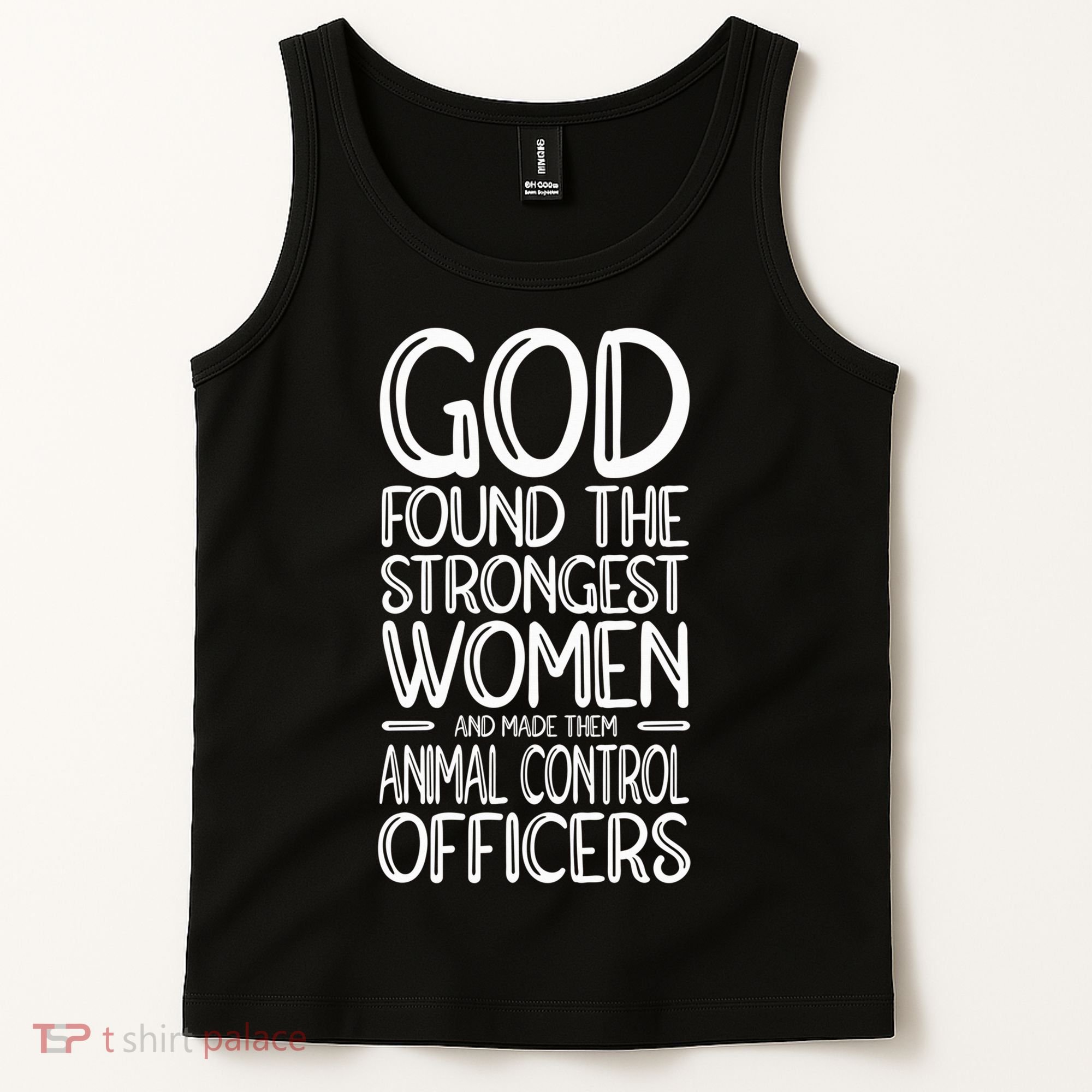 Animal Control Strongest Animal Control Officer Tank Top