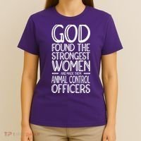 Animal Control Strongest Animal Control Officer T-Shirt thumb 4