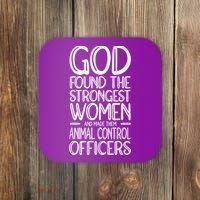 Animal Control Strongest Animal Control Officer Coaster thumb 0
