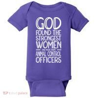 Animal Control Strongest Animal Control Officer Baby Bodysuit thumb 0