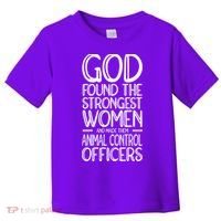 Animal Control Strongest Animal Control Officer Toddler T-Shirt thumb 0