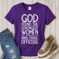 Animal Control Strongest Animal Control Officer Women's T-Shirt thumb 3