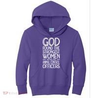 Animal Control Strongest Animal Control Officer Kids Hoodie thumb 0