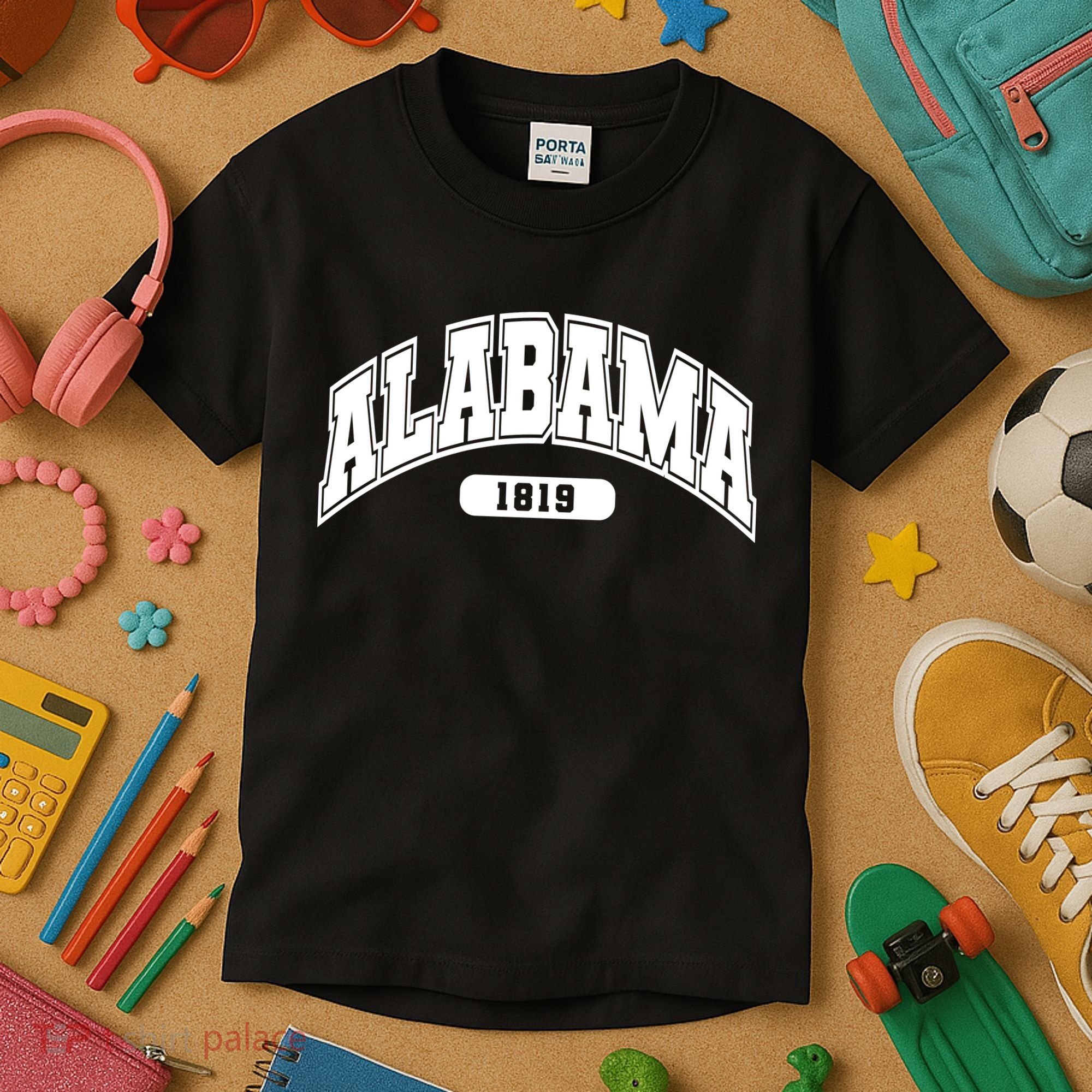 Alabama Collegiate Style 1819 Kids T-Shirt